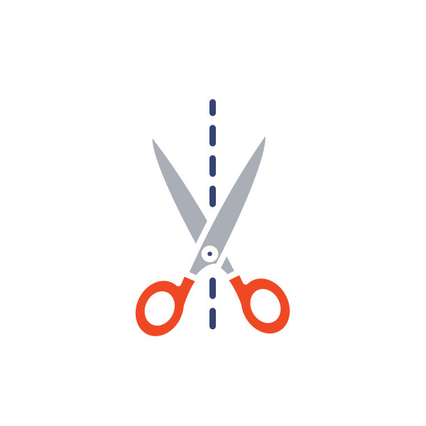 购物和零售平面设计图标-剪刀图片下载