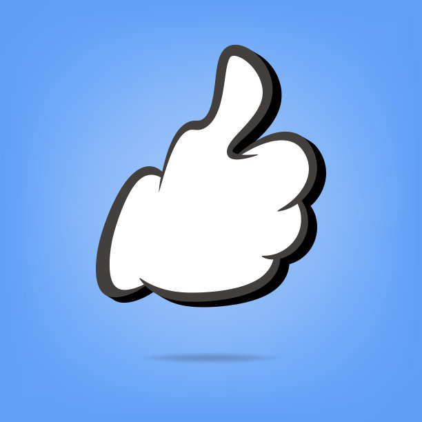 像按钮设计一样竖起大拇指图片下载