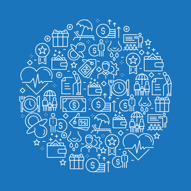 员工福利相关模式设计图片下载