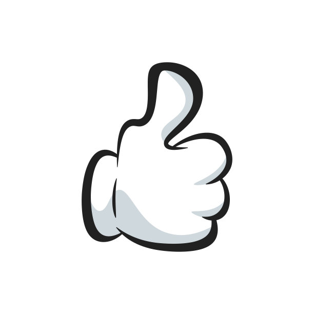 像按钮设计一样竖起大拇指图片下载