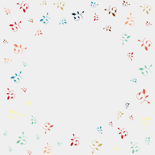 颜色叶华丽的纹理图案背景图片下载