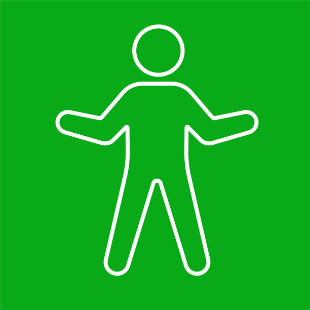 一个男人伸展的图标图片下载