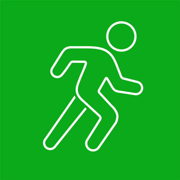 奔跑的男人的象征图片下载