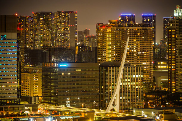 东京台场的夜景图片下载