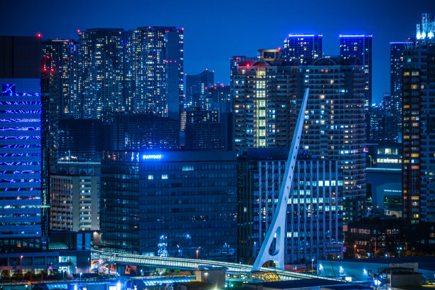 东京台场的夜景图片下载