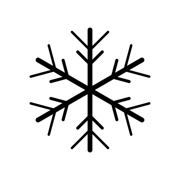 雪花图标设计图片下载