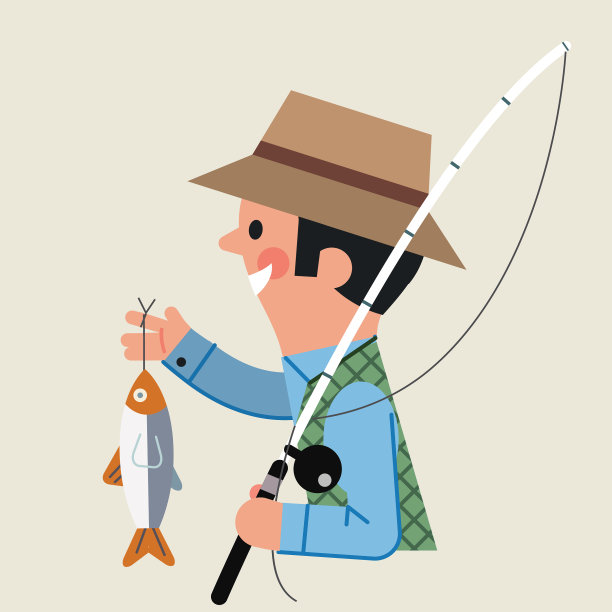 钓到了一条鱼图片下载