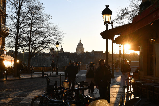 圣路易岛，法国巴黎。图片下载