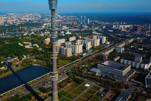 奥斯坦金诺电视塔。图片下载