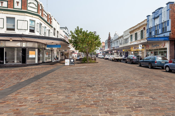 澳大利亚新南威尔士州梅特兰的亨特购物中心。图片下载