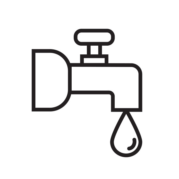 家居效率管道图标在细线风格图片下载