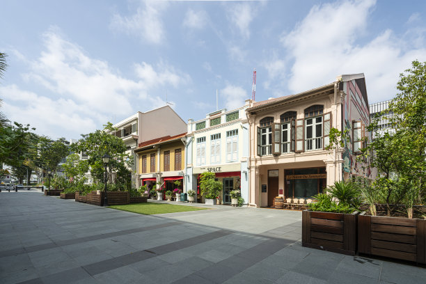 新加坡的亚美尼亚街图片下载