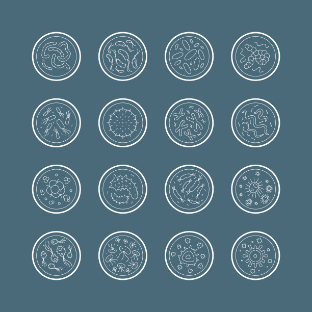 病毒细胞图标图片下载