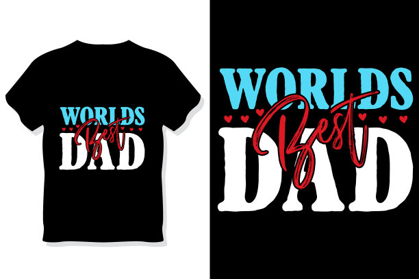 父亲节t恤或父亲字体t恤图片下载
