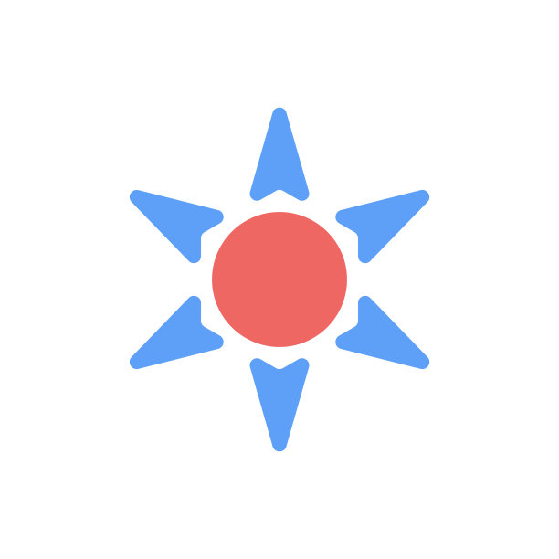 星星形状设计图标图片下载
