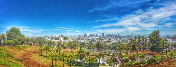 旧金山:多洛雷斯公园，全景图片图片下载