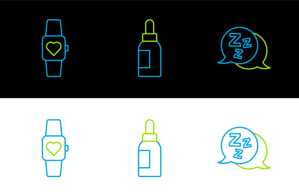 设线困倦智能手表和精油图片下载