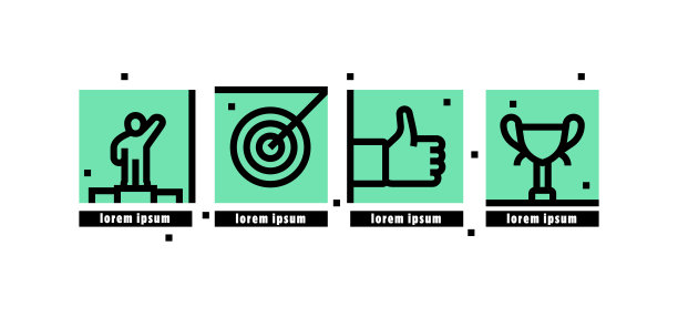 成功系列四格图标包图片下载