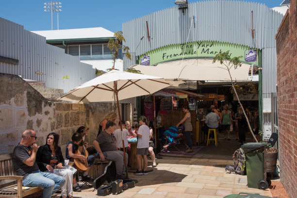 城市市场的生活方式图片下载