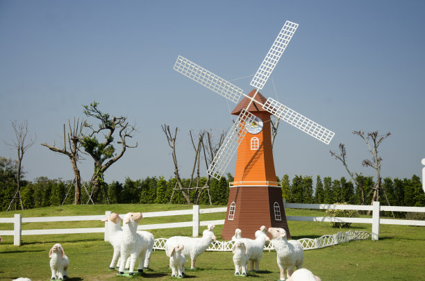 针轮或风车及园艺装饰图片下载