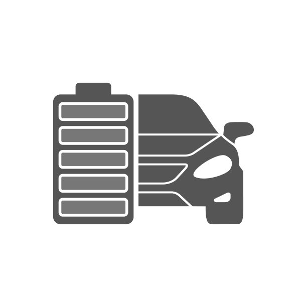 电动汽车加油图标。电动加油。有电池的汽车。生态交通图片下载