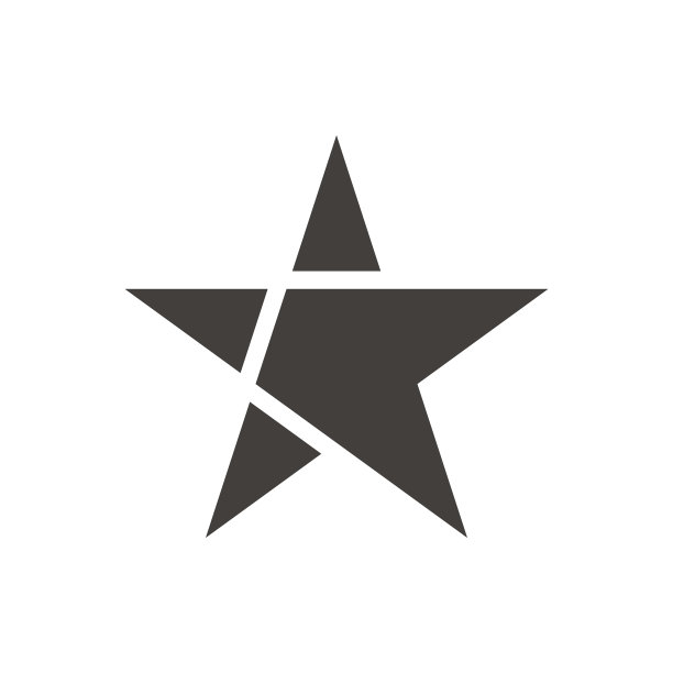 星星形状设计图标图片下载