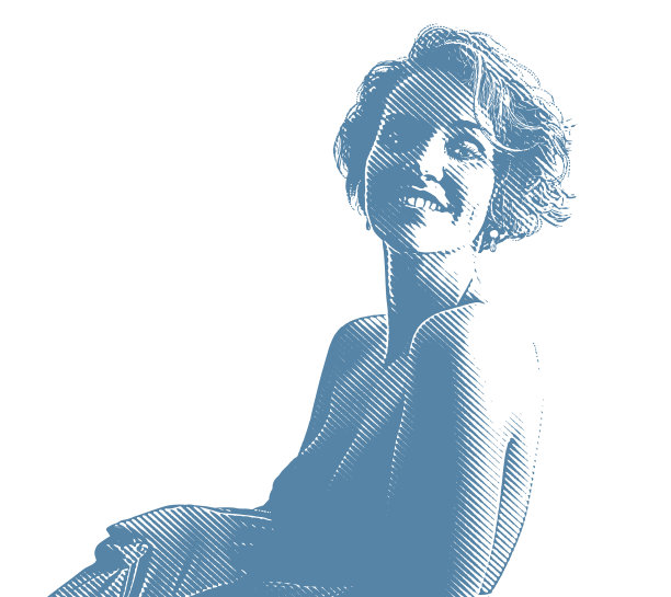 可爱的，快乐的年轻女人的肖像图片下载