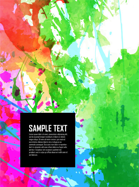 抽象的水彩颜料图片下载