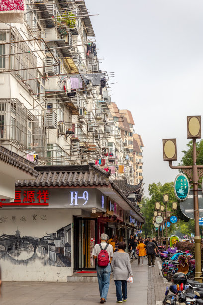 中国街头生活图片下载