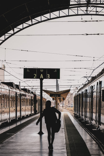 西班牙美丽的艺术之城巴伦西亚的北部火车站站台图片下载