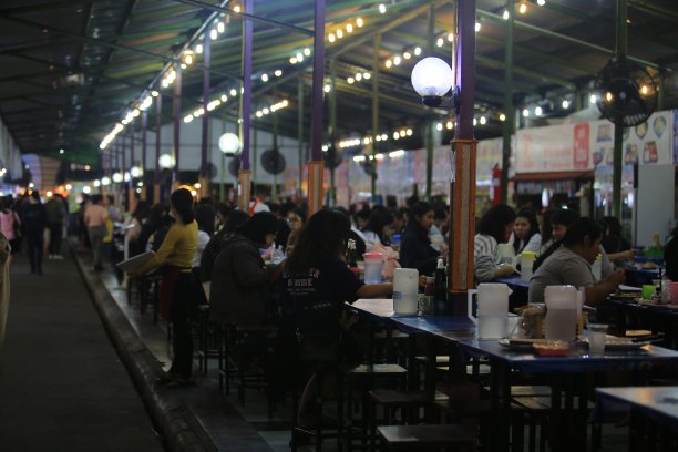 清迈大学夜市图片下载