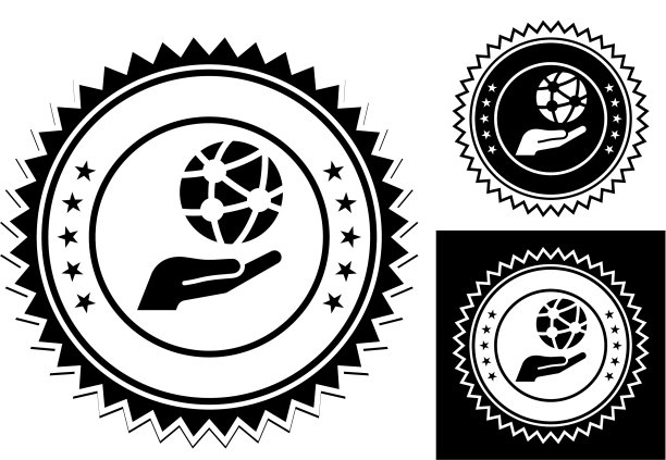 互联网连接世界在手中的图标图片下载