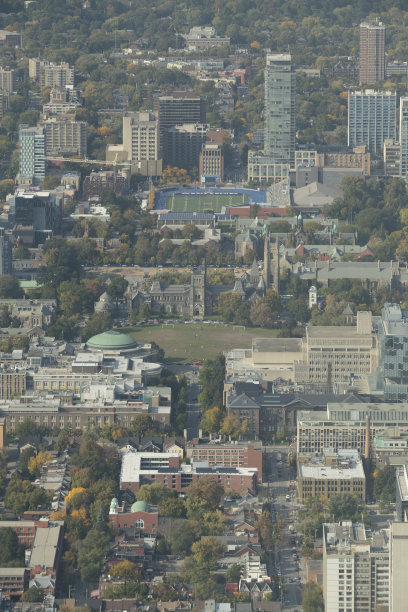 多伦多大学圣乔治校区鸟瞰图图片下载