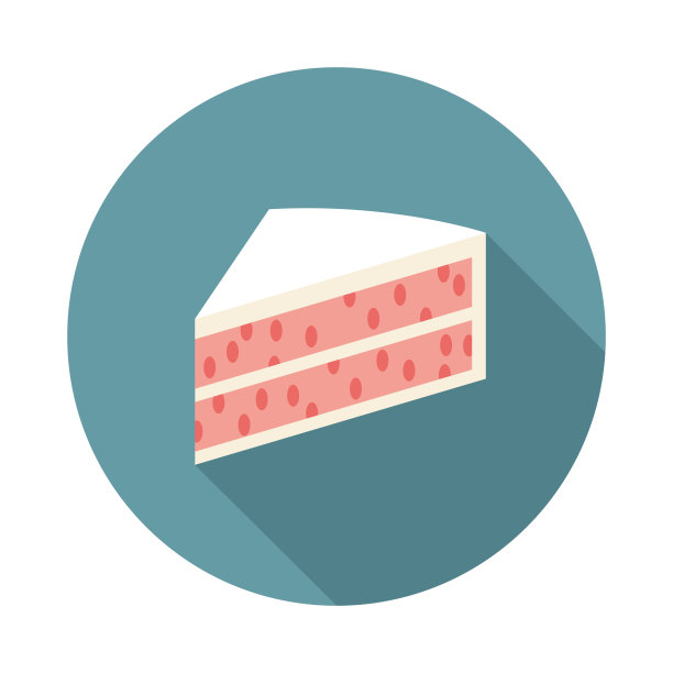 粉色蛋糕性别揭示图标图片下载