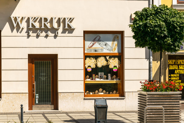琴斯托霍瓦的W. Kruk珠宝店图片下载