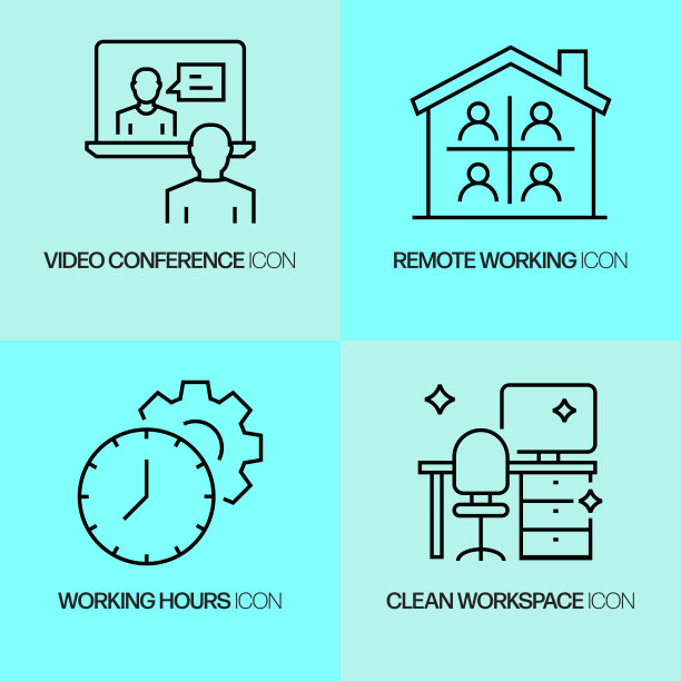 新的法线图标，轮廓向量符号插图。Covid-19冠状病毒图片下载