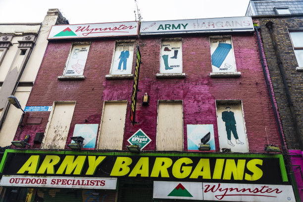 爱尔兰都柏林的军品商店图片下载