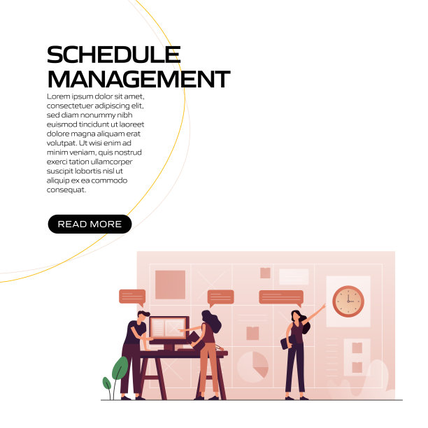 计划管理概念矢量插图网站横幅，广告和营销材料，在线广告，业务演示等。图片下载