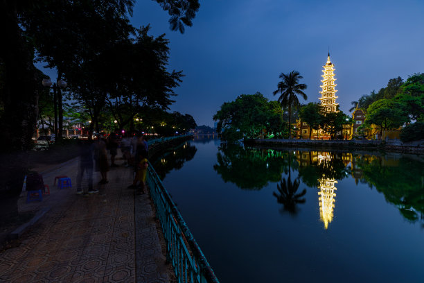 越南河内的陈果塔图片下载