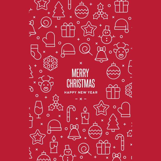 圣诞节图标背景图片下载