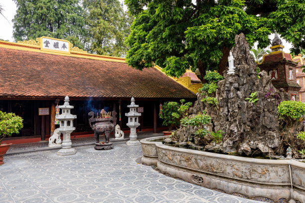 越南河内的陈果塔图片下载