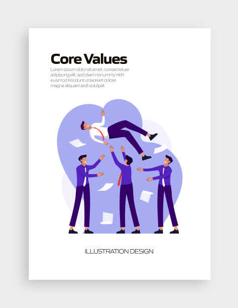 核心价值概念矢量插图网站横幅，广告和营销材料，在线广告，业务演示等。图片下载