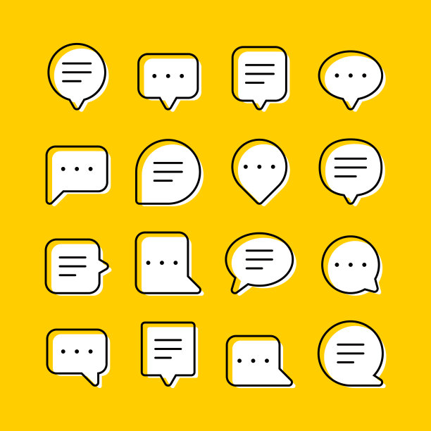 气泡图标图片下载