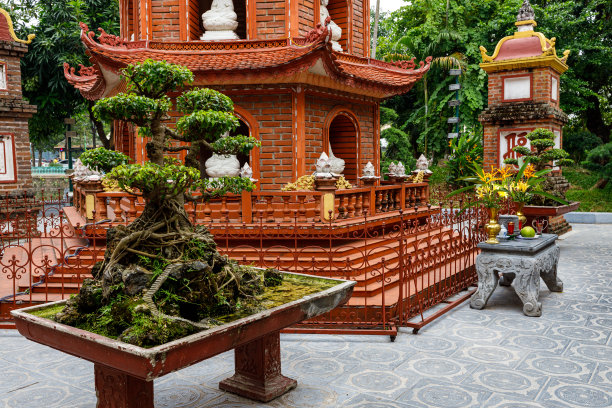 越南河内的陈果塔图片下载