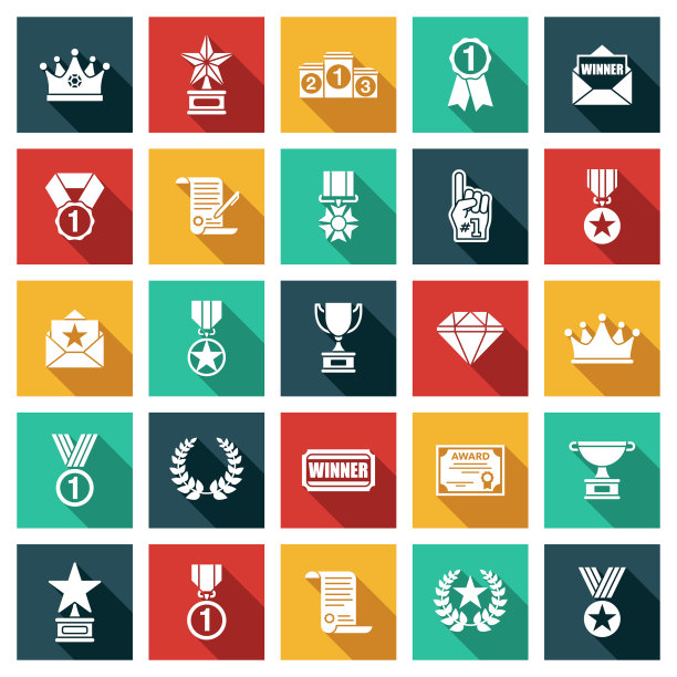 奖励雕文图标集图片下载