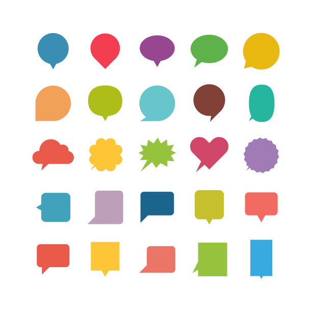 气泡图标图片下载