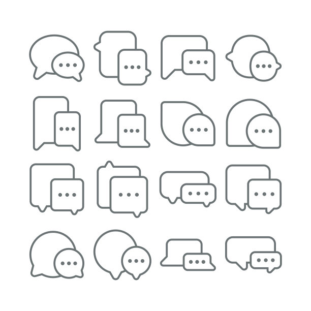 气泡图标图片下载