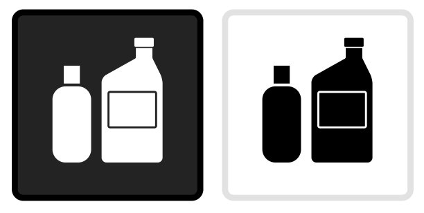 化学照片处理图标上的黑色按钮与白色翻转图片下载
