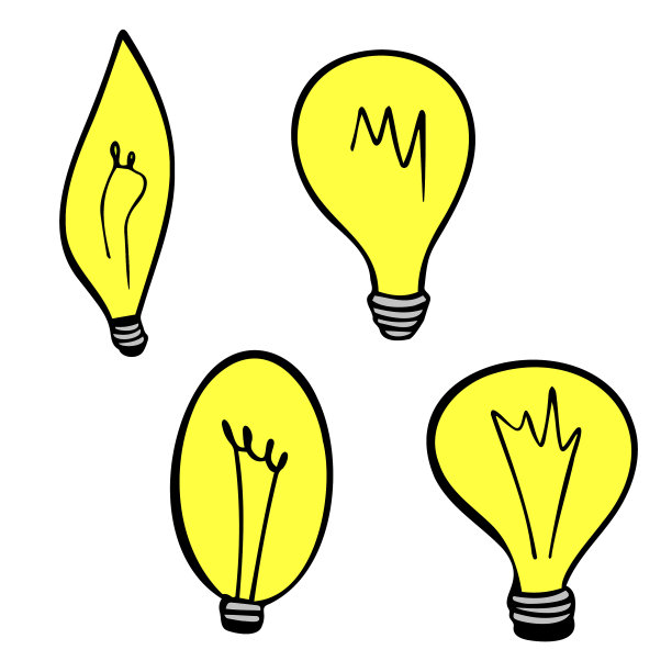 手绘灯泡图片下载