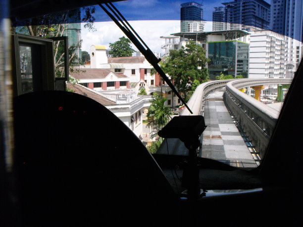 吉隆坡公共交通。马来西亚图片下载